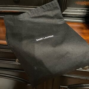 Saint Laurent Black Fabric Bag